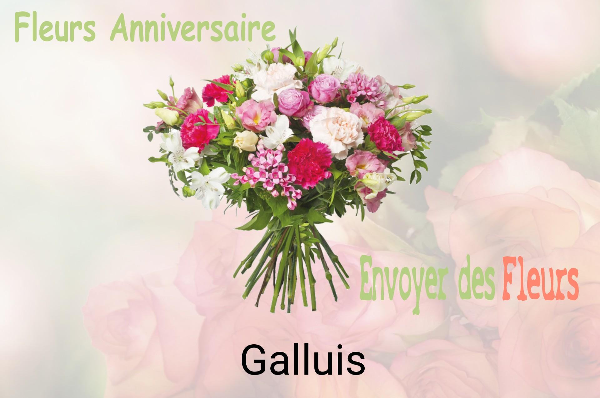 Bouquet de fleurs d’anniversaire livré à Galluis